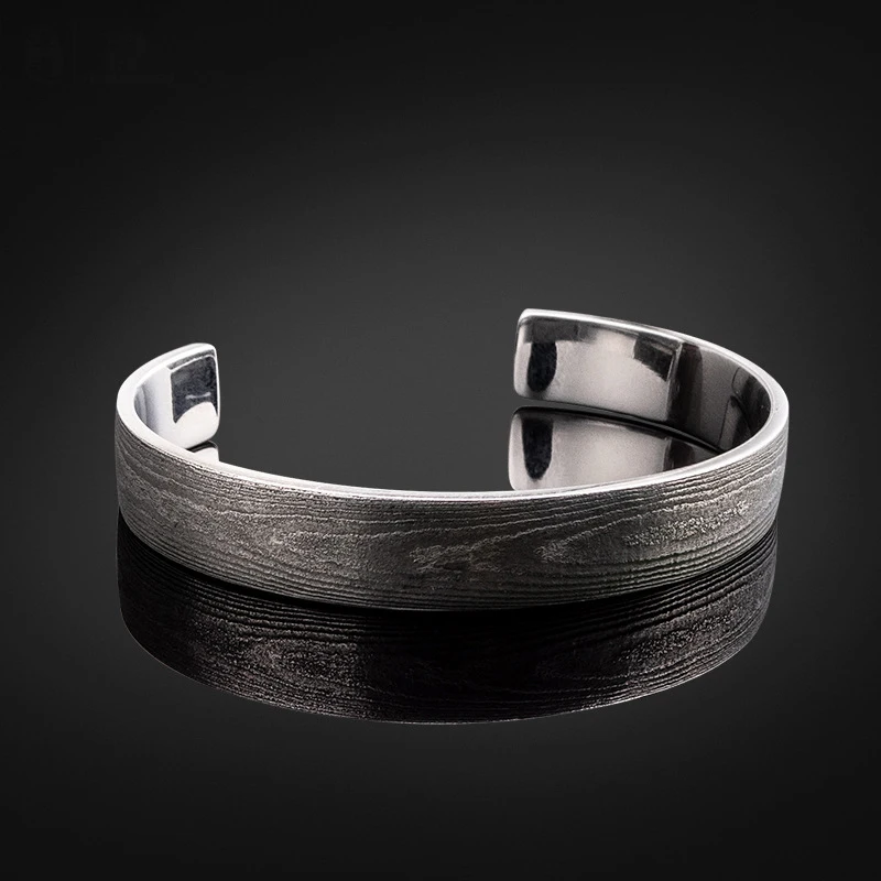 Damascus Steel Bracelet Personality Simple Fashion Business Wild Hipster Customization | Инструменты