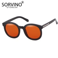 sorvino retro oversized oval sunglasses 2020 women luxury brand designer 90s black orange mirror blue sun glasses shades sp336