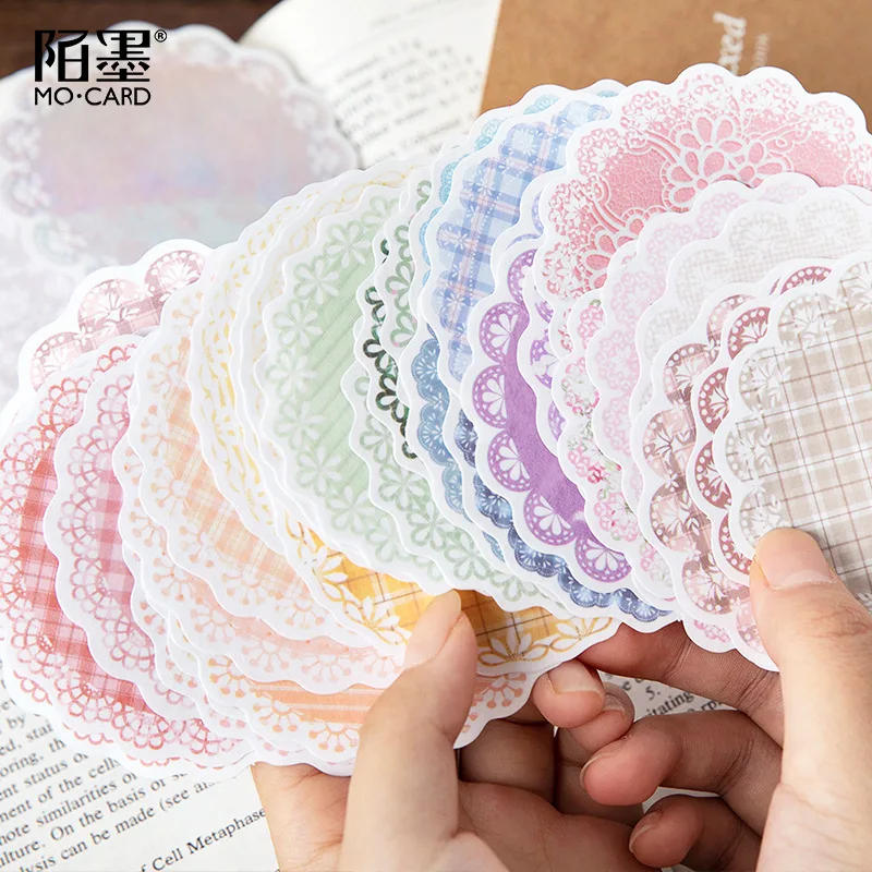 Kawaii милый кружевной фон 30 шт./упак. дневник-блокнот для заметок канцелярские