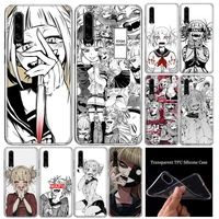 anime himiko toga boku soft silicone phone case for huawei p30 p40 p20 p10 mate 10 20 30 lite plus pro p smart z coque cover