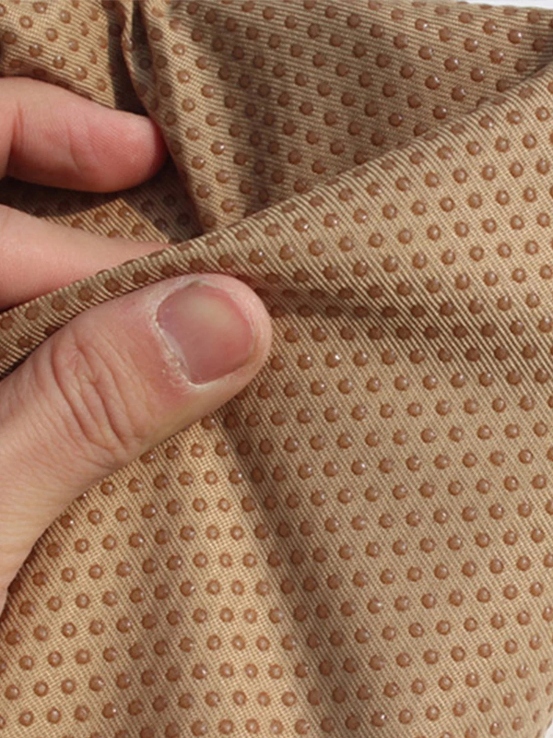 Нескользящая ткань из полиэстера 1/2 м не скользит в горошек для кровати матраса