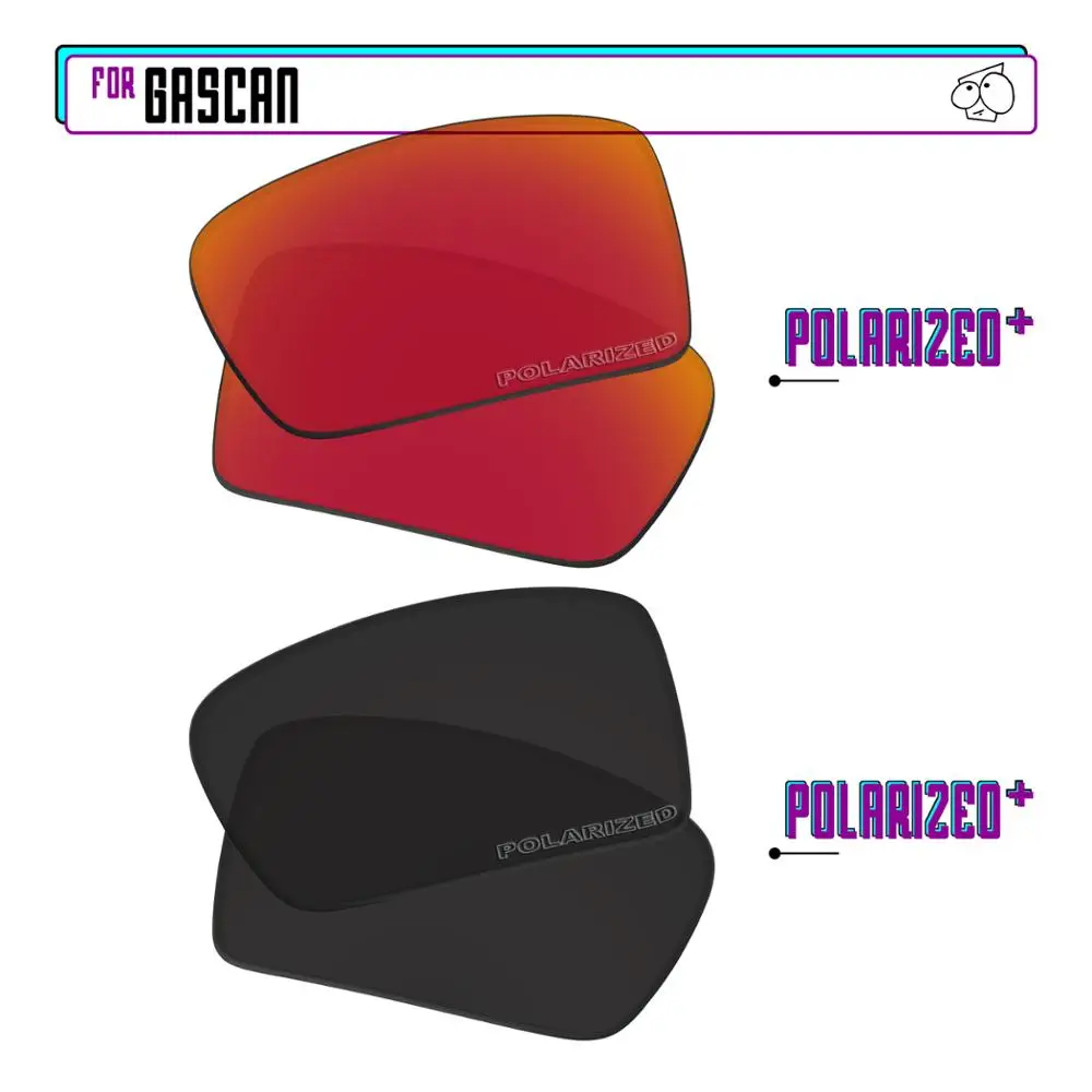 

Ezrelease поляризованные Сменные линзы для солнцезащитных очков Oakley Gascan-BlackPPlus-RedPPlus