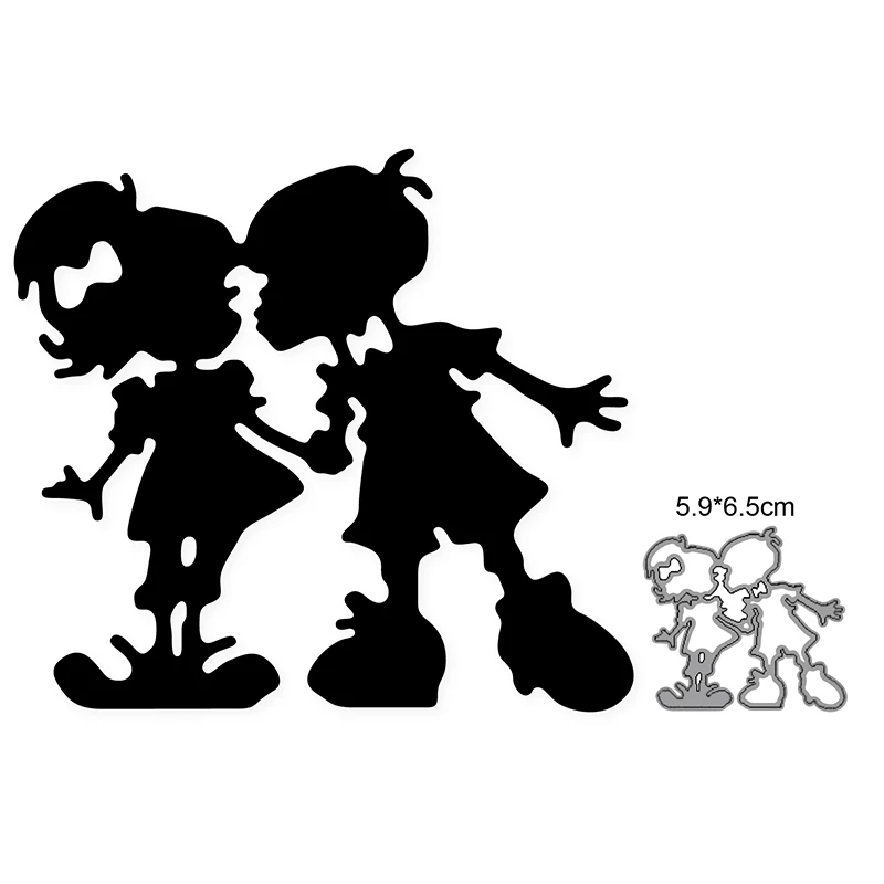 

New Couple Wedding Metal Cutting Dies Stencils for DIY Scrapbooking/photo Album stamps Decorative Embossing DIY Paper