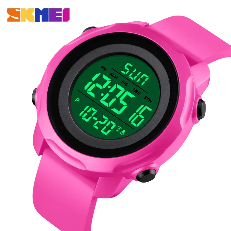 Часы наручные SKMEI женские цифровые роскошные Брендовые спортивные с браслетом из