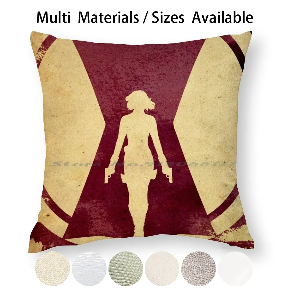 Наволочка для подушки из хлопка и льна с принтом &quotубийца&quot | Дом сад