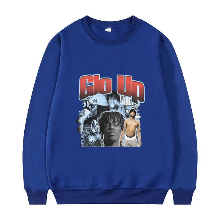 

Chief Keef Sweatshirt Glo Up Hip Hop Music Men Sweatshirts Unisex EU Trend Pullover Long Sleeve Oversize Pullovers Women Clothes