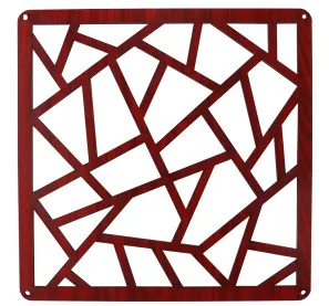 Qing Dynasty Past Домашний декор, 6 шт., 29x29 см, подвесные экраны для гостиной, части панелей, перегородки, стены, искусство, сделай сам, украшение из белого дерева, пластик - Цвет: Qing Dynasty Past