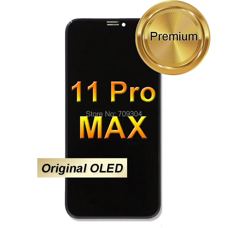 DHL ЖК-дисплей для iPhone 11 Pro Max ЖК-дисплей с 3D сенсорным OLED экраном дигитайзер сборка Замена