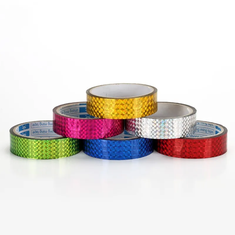 Лента декоративная самоклеящаяся 30 м цвет в ассортименте|Офисный скотч| |