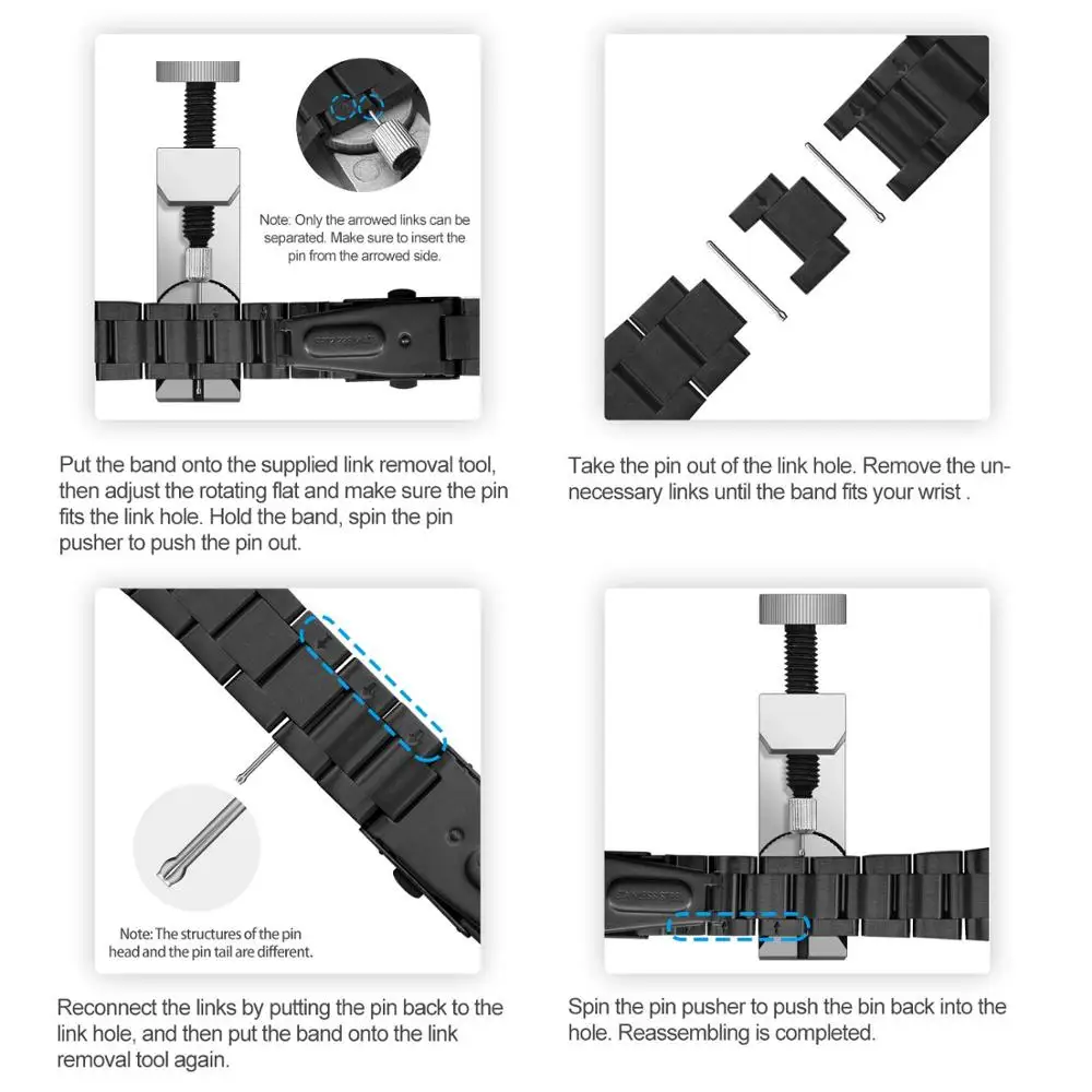 Роскошный металлический ремешок для Apple watch band 44 мм 40 42 38 316L браслет из нержавеющей