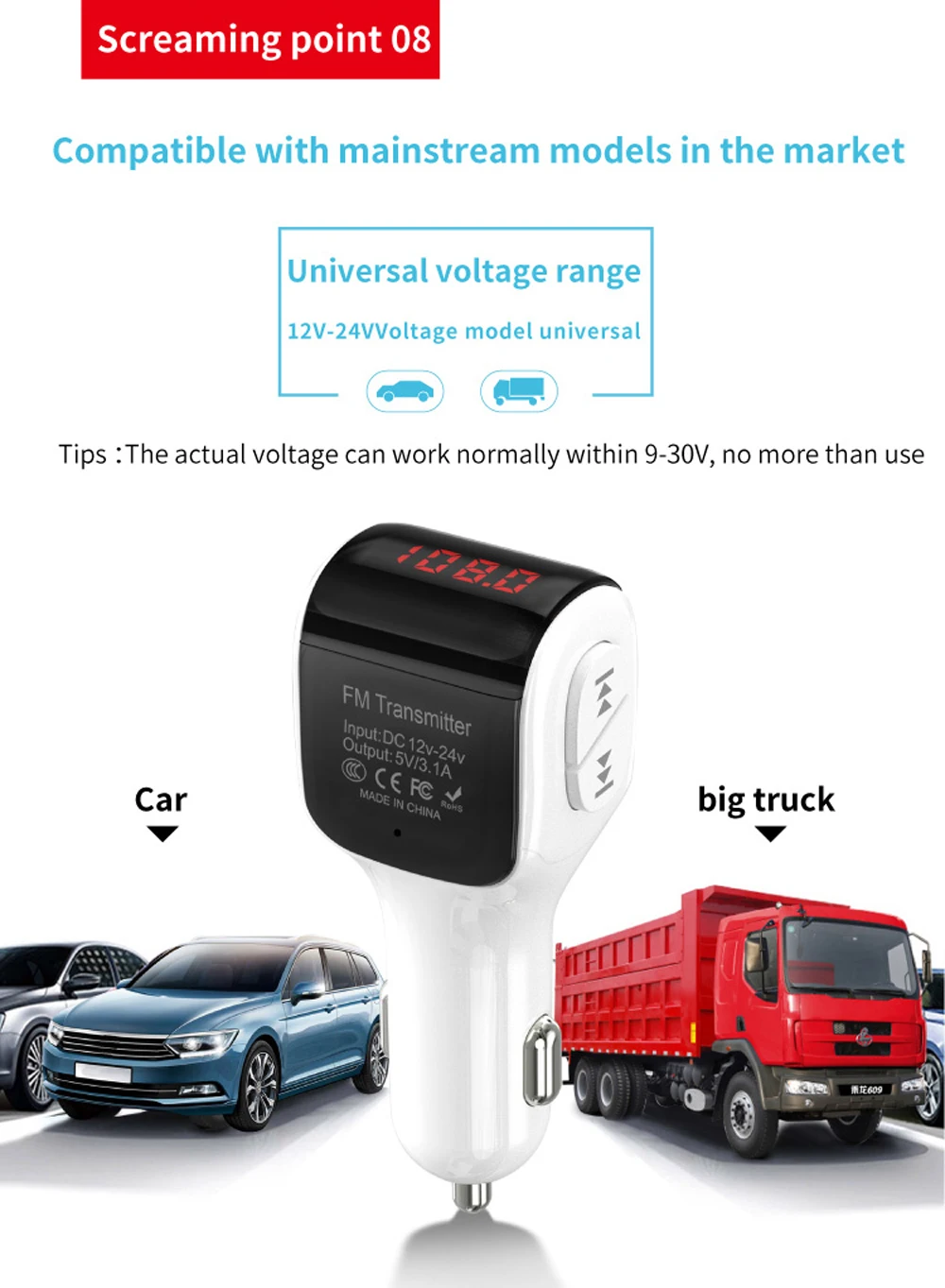 DHKEJI Автомобильный Bluetooth беспроводной fm-передатчик MP3-плеер USB зарядное устройство автомобильные аксессуары fm-модулятор