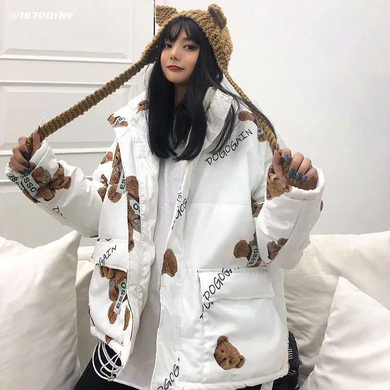 Мужская зимняя теплая пуховая хлопковая куртка с капюшоном Женская парка