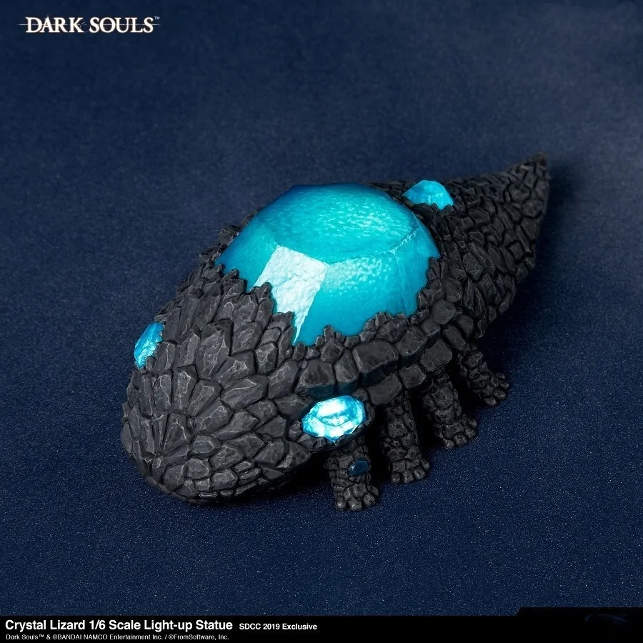 dark souls crystal lizard 16 scale light up statue collectible action figure free global shipping