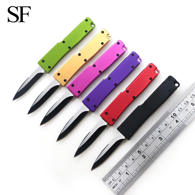 SF Portable Key OTF Ring Mini Knife 440 Aluminum Handle Camping Survival Outdoor EDC Hunting Tool | Инструменты