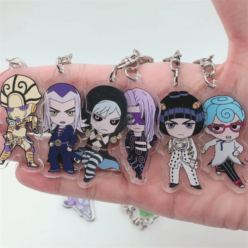 Брелок для ключей с аниме Невероятные приключения Джоджо | Украшения и