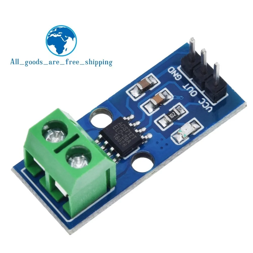 TZT Лидер продаж ACS712 5A 20A 30A диапазон зал Текущий сенсор модуль ACS712 модуль для Arduino 5A 20A 30A