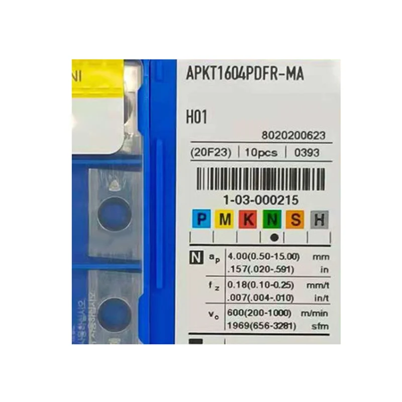 APKT1604 APKT1135 PDFR APKT1604PDFR-MA Токарный станок MA3 мм Фрезерные пластины Оригинальный