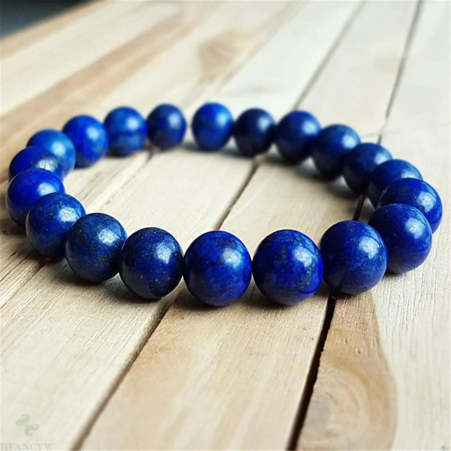 

10mm Lapis Lazuli Gemstone Handmade Mala Bracelet Religious Spiritua Wristband Yoga Spirituality Retro Tibetan