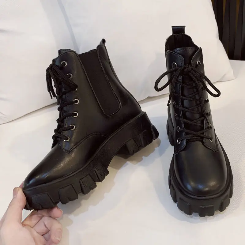 

New Luxury Chelsea Boots Women Ankle Boots Chunky Winter Shoes Platform Ankle Boots Slip on Chunky Heel BV Boot Brand Botas