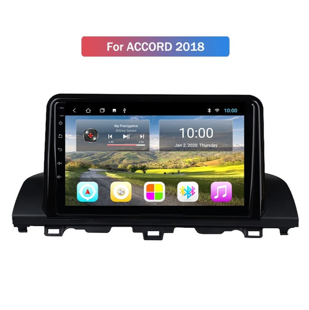 

Android 6G+128G Car GPS Navigation Multimedia Player For Honda ACCORD 2018- With Mirror Link Wifi 4G AHD DSP CARPLAY