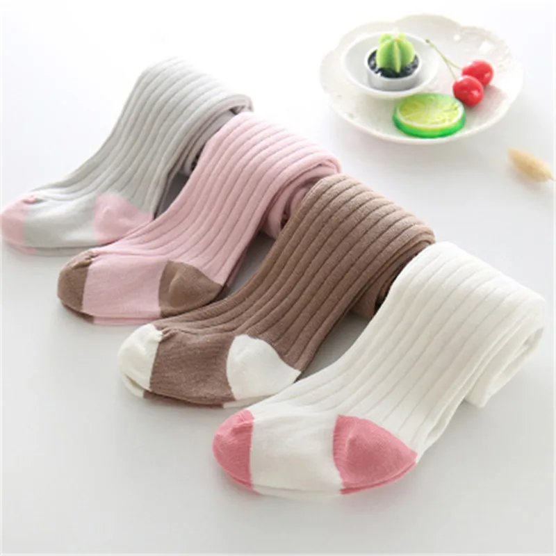 

Теплые мягкие хлопковые колготки для новорожденных девочек, однотонные гетры, колготки, детские чулки, горячая распродажа