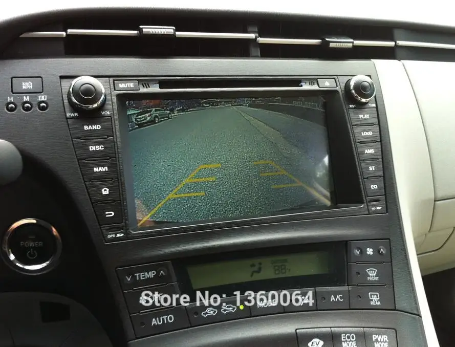 Четырехъядерный Android 5.1.1 автомобильный DVD плеер для Toyota Prius с емкостным экраном