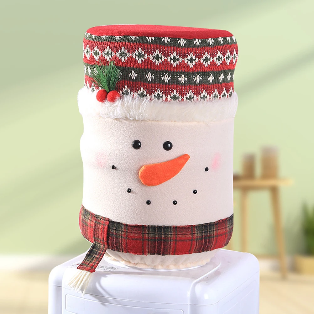 Рождественский пылезащитный чехол емкость диспенсер для воды очиститель