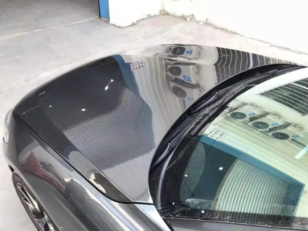 Крышка вентиляционного отверстия переднего бампера двигателя из углеродного