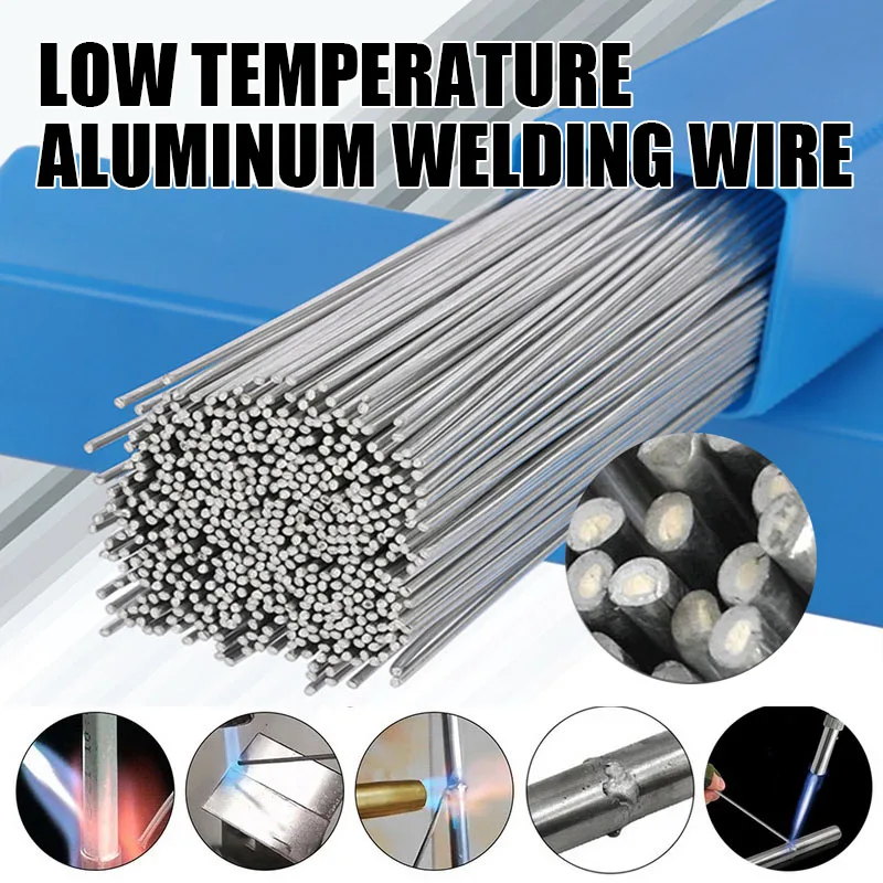 Low Temperature Easy Melt Aluminum Welding Rods Weld Bars Cored Wire 2mm Rod Solder for Soldering Aluminum No Need Solder Powder