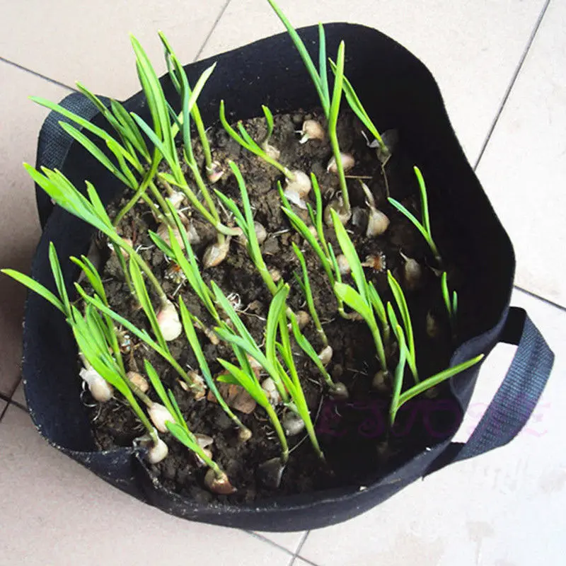 

New Fashion Round Fabric Grow Pots Plant Pouch Root Container Bag Aeration Container