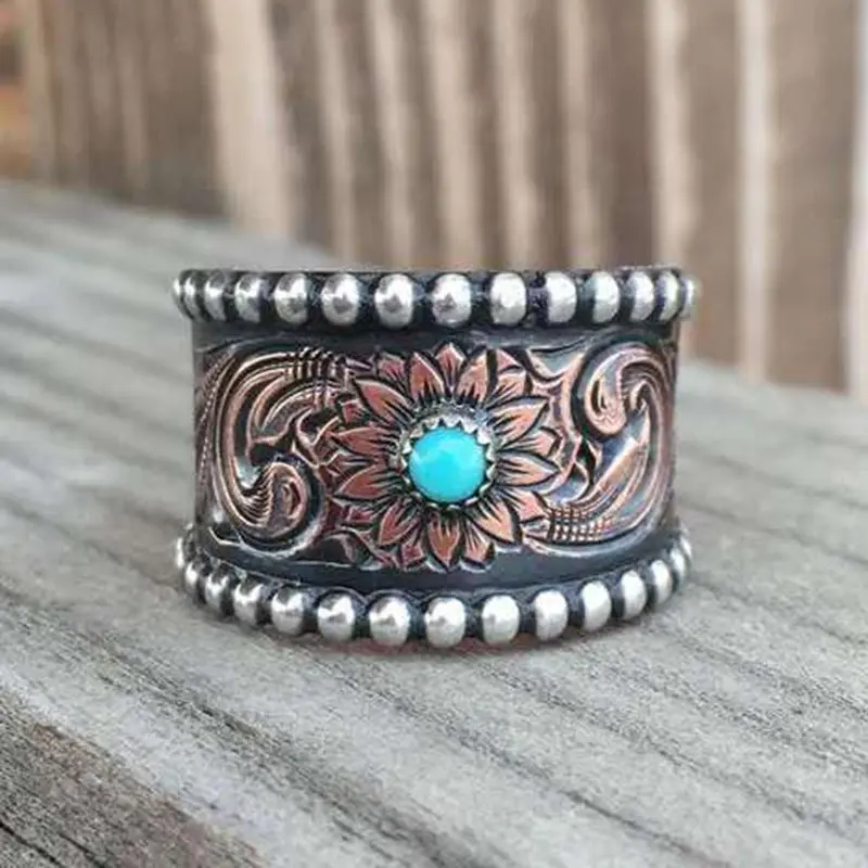 

Vintage Stone Rings for Women 2021 New Arrivals Female Wedding Jewelry Accessories Gifts for Girls Women's Promise Massive Ring