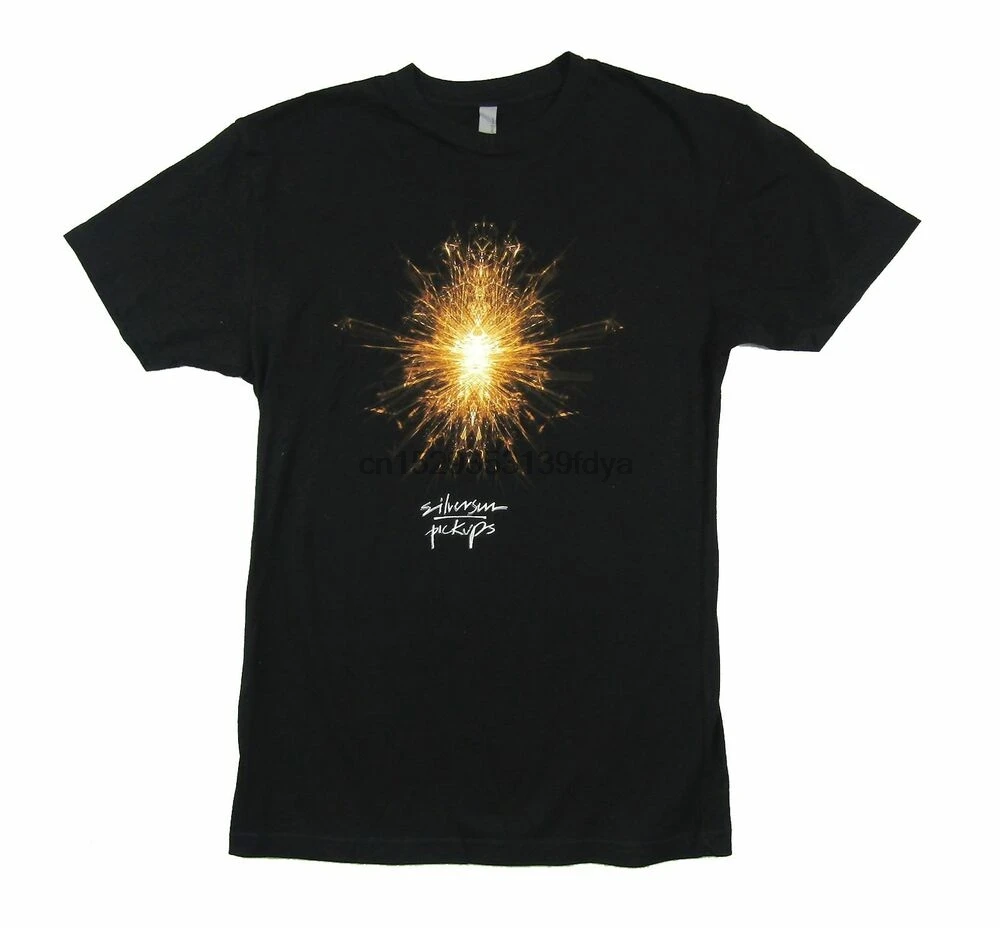 Silversun пикап черная футболка новый официальный ремешок Merch(1)|Мужские футболки| |
