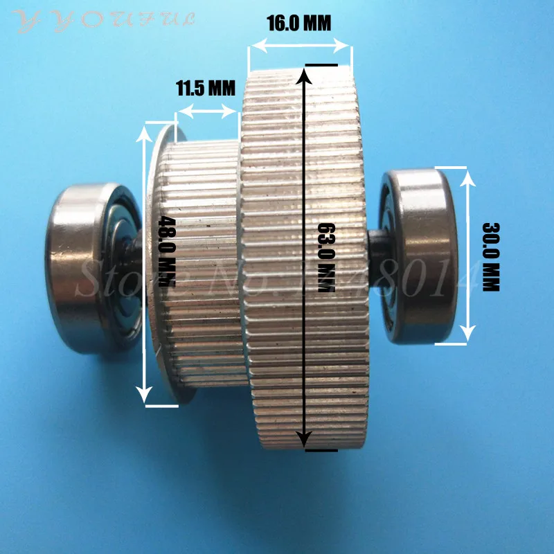 Large format plotter motor gear for Epson DX5 DX7 printhead Wit-color Ultra 9000 9100 9200 Smart tower pulley+driven pulley 1set |