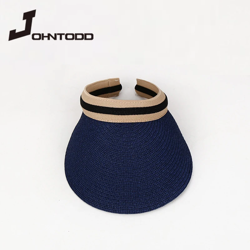 Новинка летняя женская дизайнерская пляжная пустая Панама Женская Регулируемая