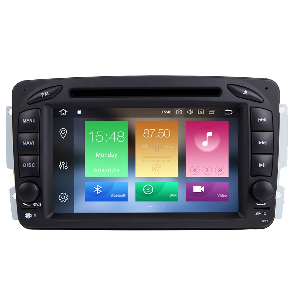 Android 8 0 автомобильное радио 2 Din ядер 4G + 32G Sat Nav dvd плеер GPS навигация для Mercedes/Benz W203