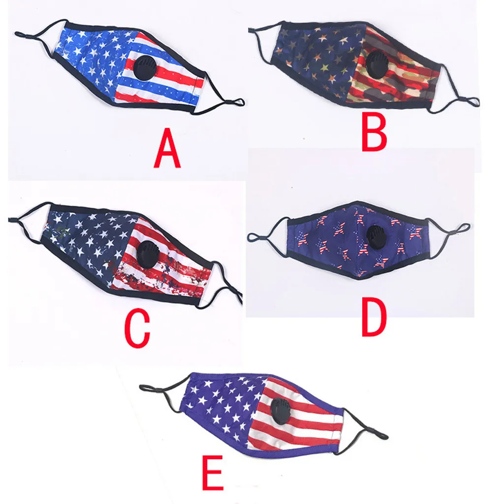 Взрослый американского флага уход за кожей лица маска для мужчин и женщин