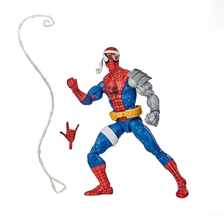 

Original Hasbro Marvel Legends Retro Cyber Spiderman Puppet Toy PVC Boxed Model Hand-made Toy Gift for Friends or Children