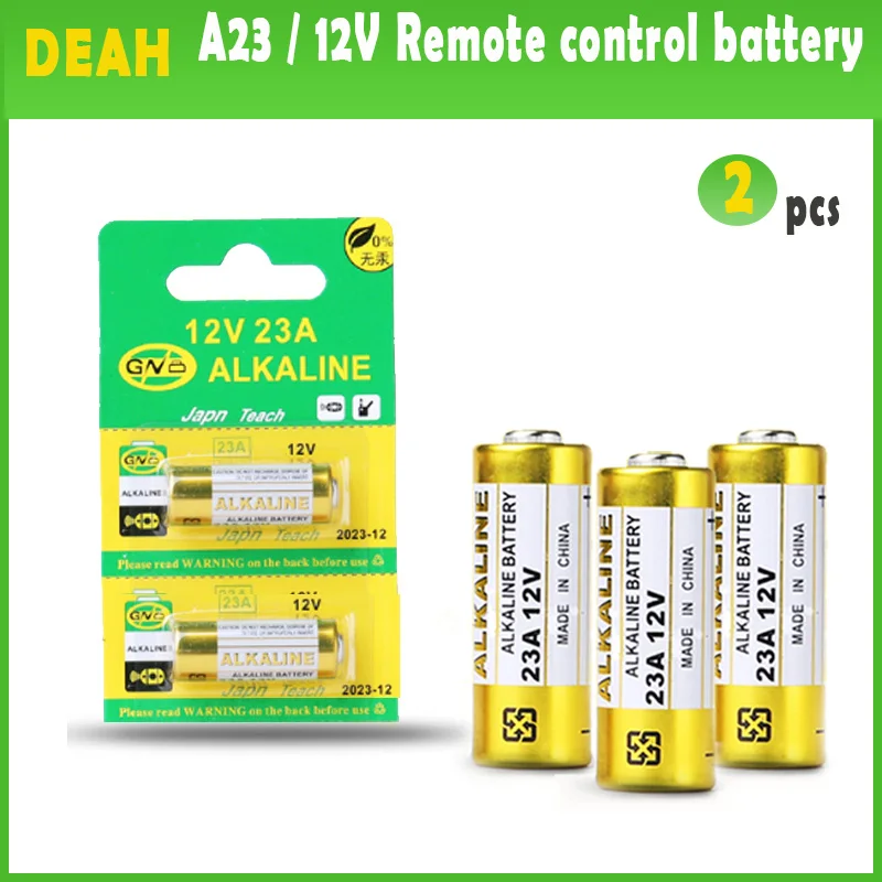 Щелочная батарея 12 В 23A 23GA 21/23 A23 A23S E23A EL12 MN21 MS21 V23GA L1028 RV08 GP23A K23A для дверного звонка с