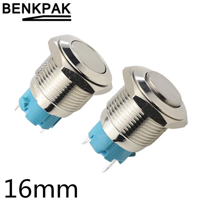 16-миллиметровый Meta мгновенный удлиненный кнопочный переключатель 2pin |