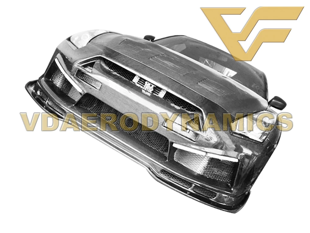Suitable For 08-16 Nissan GT-R R35 GTR VAD-LP FRP Front Bumper Body Kit - Carbon Fiber available | Автомобили и мотоциклы
