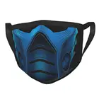 Маска для лица Mortal Kombat для защиты от смога, респиратор неодноразовый для защиты рта