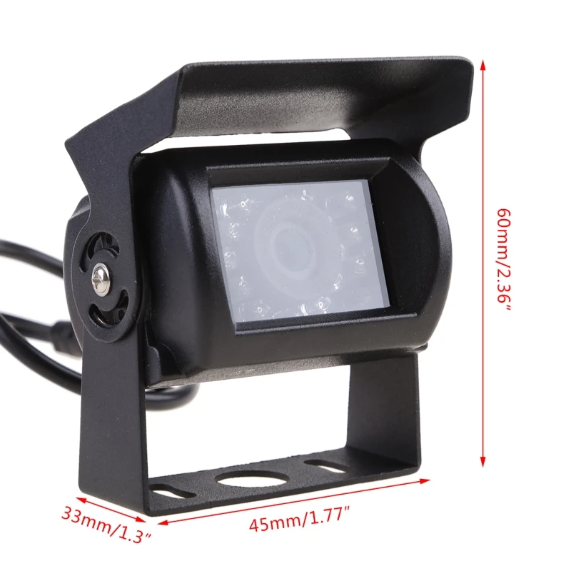

IP68 Waterproof Dustproof Back View Camera 170 Night Vision 640x480 6LED