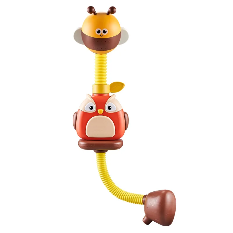 

Детские Игрушки для ванны, Мультяшные электрические игрушки в виде пчелы для душа, совы, милые Мультяшные игрушки для детей, игрушки для род...