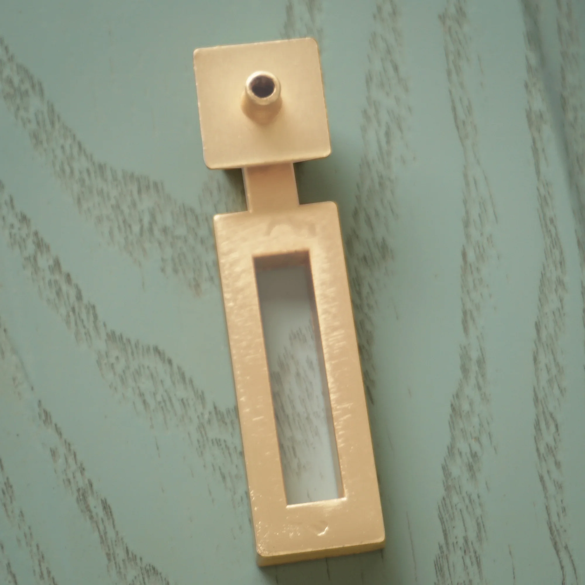 Ручки для ящиков из цинкового сплава латунные Колечки с одним отверстием