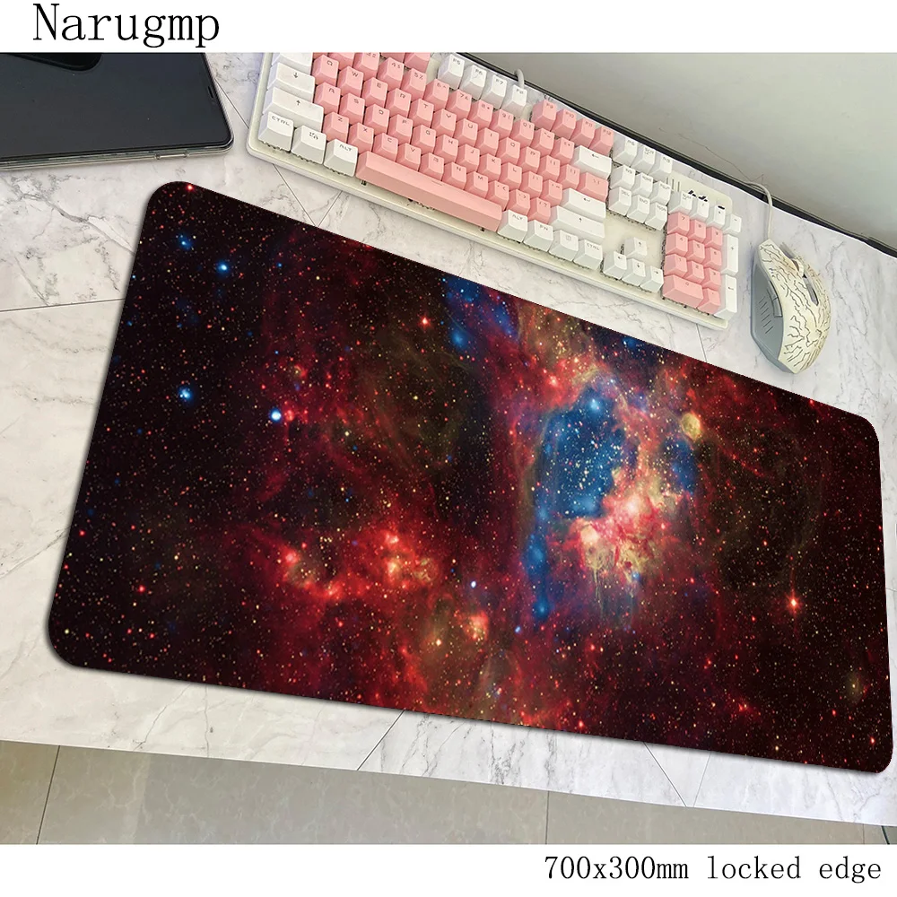

Nebula mousepad anime gaming mouse pad 700x300x3mm computer gamer accessories large mat pc laptop desk protector pads