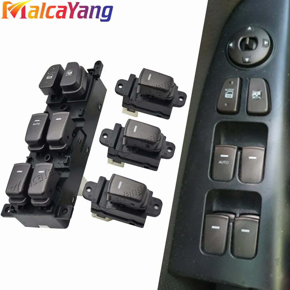 

Left Hand Drive Window Main Switch Button For 08-10 Hyundai NF Sonata 93570-3K600 935703K600