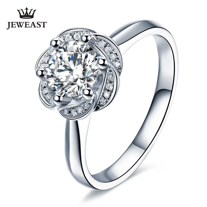 Кольцо из 18 каратного золота с натуральными бриллиантами XZ бриллианты реальное