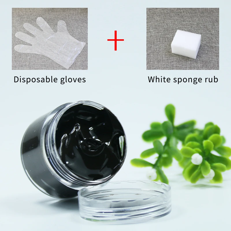 Черная краска для кожи виниловый крем обуви с отверстиями царапинами трещинами