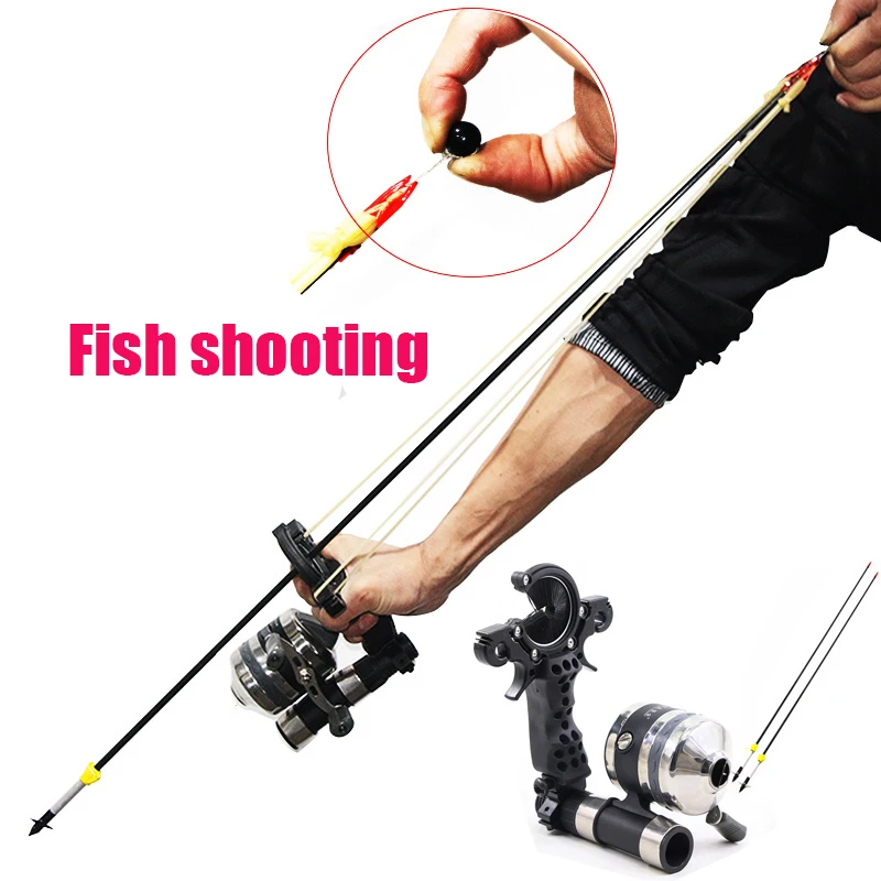 

Shooting Fish Slingshot Archery Bow Can Be Installed Flat Leather Catapult for Hunting Crossbow