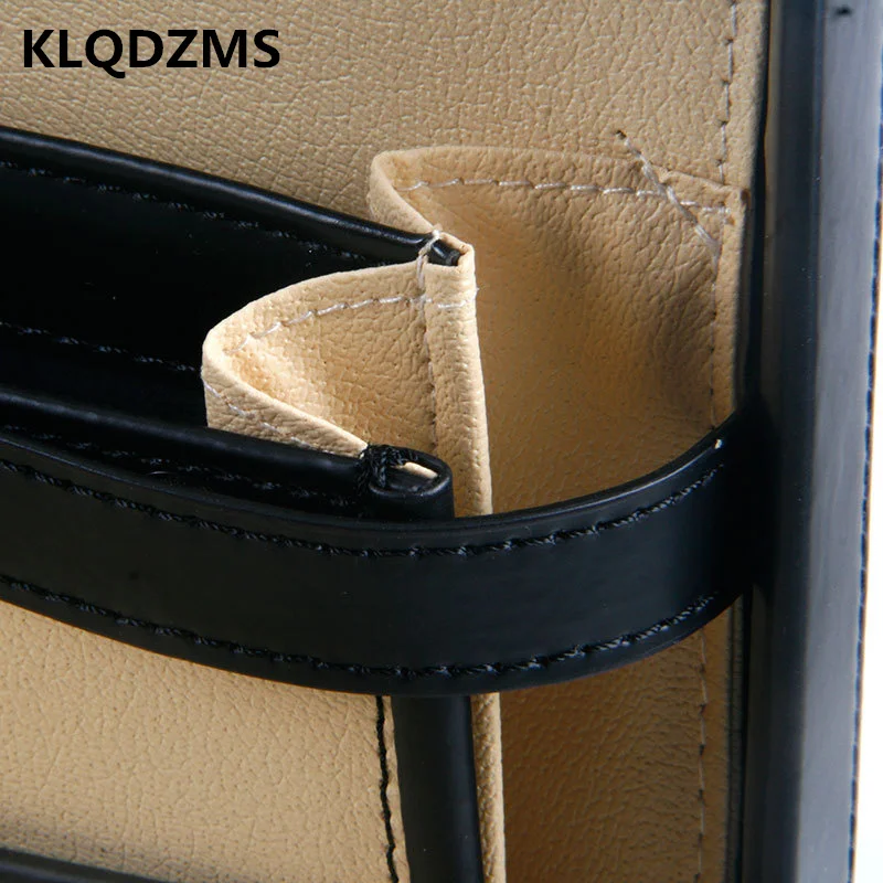 KLQDZMS Men's Password Box PU Handbag Briefcases Password Bags Office Business Laptop-Bag Multifunctional Password Box